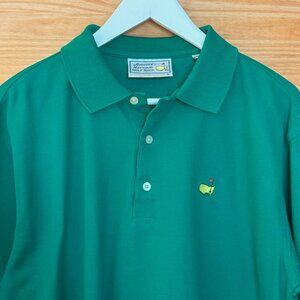 Masters Augusta National Vtg 60s Two-Ply Mercerized Cotton Polo Shirt Men's L